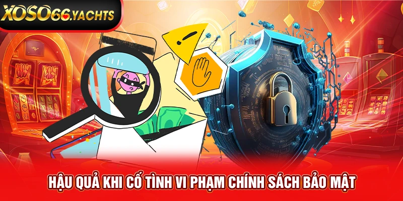 Hậu quả khi cố tình vi phạm chính sách bảo mật Hậu quả khi cố tình vi phạm chính sách bảo mật